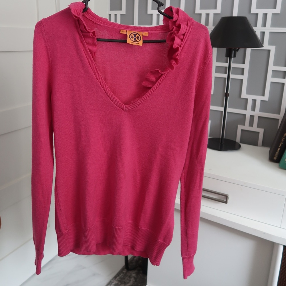 Tory Burch Pink Sweater size M